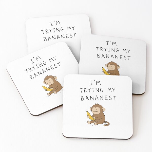 Item preview, Funny Monkey Eating A Banana designed and sold by MonkiFlipp.