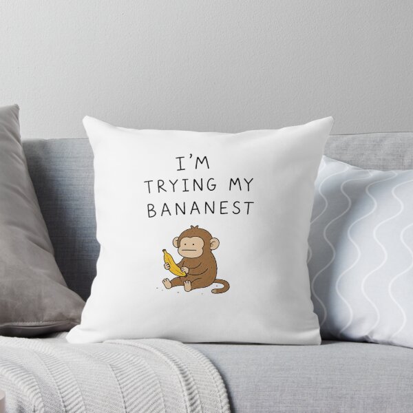 Item preview, Funny Monkey Eating A Banana designed and sold by MonkiFlipp.