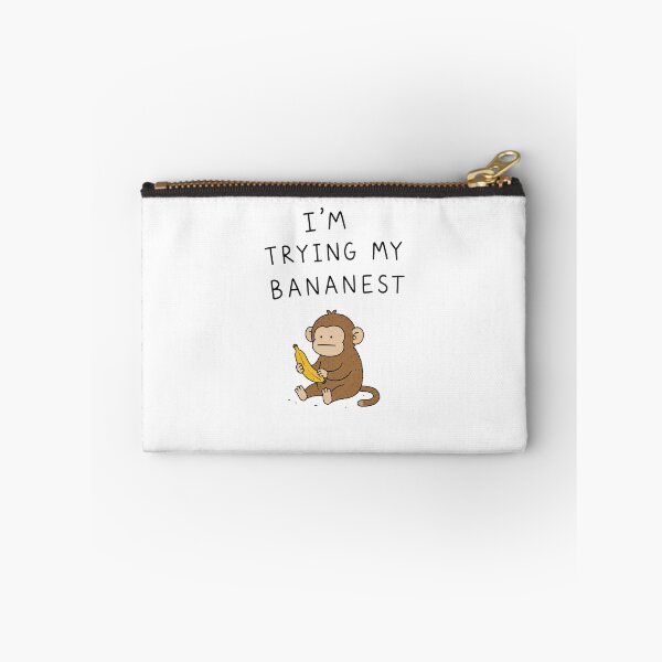 Item preview, Funny Monkey Eating A Banana designed and sold by MonkiFlipp.