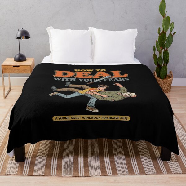 Item preview, How To Deal With Your Fears Retro Slasher Survival Guide designed and sold by AdyKurniawan.