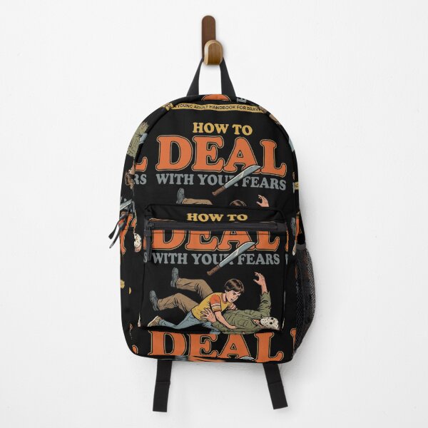 Item preview, How To Deal With Your Fears Retro Slasher Survival Guide designed and sold by AdyKurniawan.