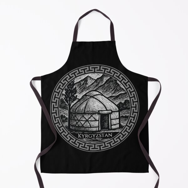 Item preview, Kyrgyzstan Vintage Woodcut Art designed and sold by Thistle-TShop.