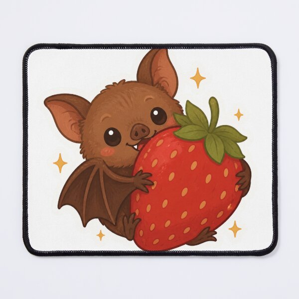 Item preview, Bat Hugging Strawberry designed and sold by LuckyStore4.