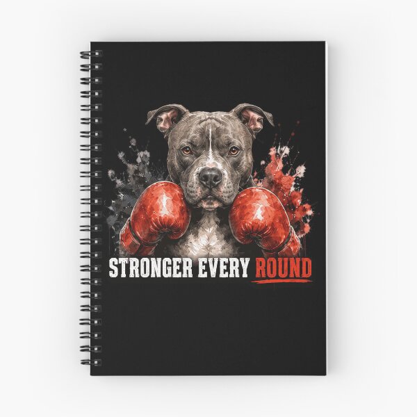 Item preview, Pitbull Boxer Dog Stronger Every Round Motivation designed and sold by markymaarty.