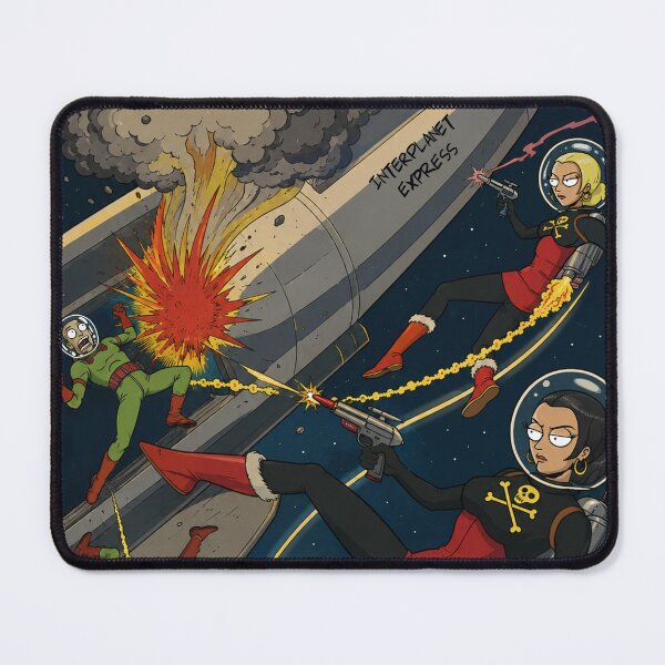 Item preview, Retro Comic Cover Fantastic Worlds designed and sold by SideQuest - Scribbled Chaos!.