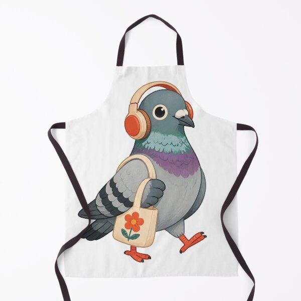 Item preview, City Pigeon With Headphones designed and sold by LuckyStore4.