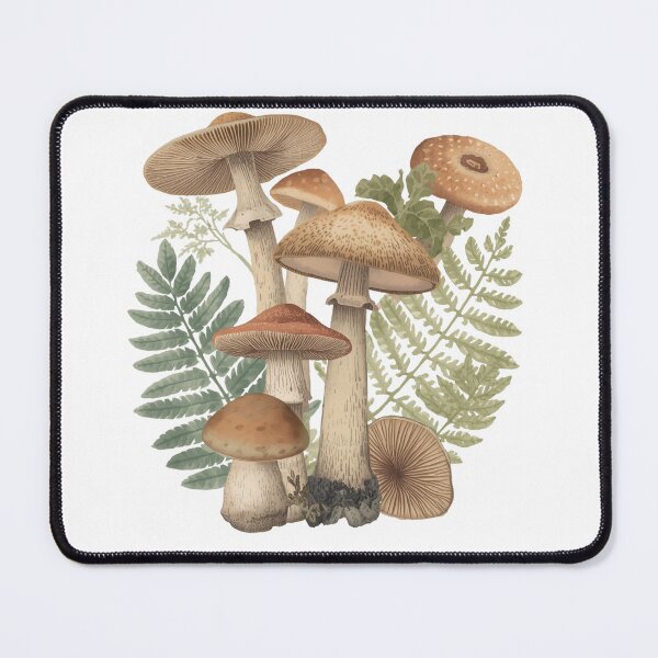 Item preview, Mushroom Forest Botanical Illustration designed and sold by Tee-Pulse.