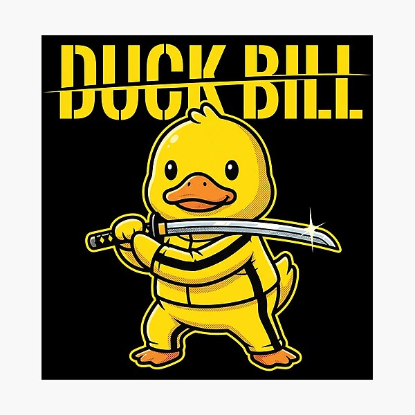 Item preview, Duck Bill Yellow Tracksuit Martial Arts Parody designed and sold by AdyKurniawan.
