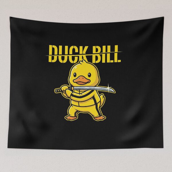 Item preview, Duck Bill Yellow Tracksuit Martial Arts Parody designed and sold by AdyKurniawan.