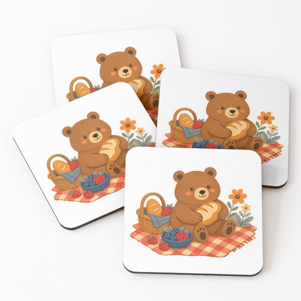 Item preview, Cozy Bear Berry Picnic designed and sold by LuckyStore4.