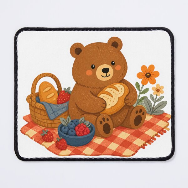 Item preview, Cozy Bear Berry Picnic designed and sold by LuckyStore4.