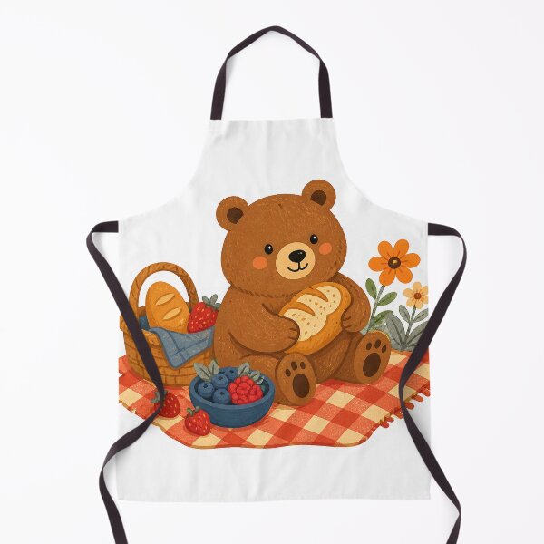 Item preview, Cozy Bear Berry Picnic designed and sold by LuckyStore4.