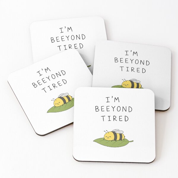 Item preview, Funny Tired Bee Meme designed and sold by MonkiFlipp.
