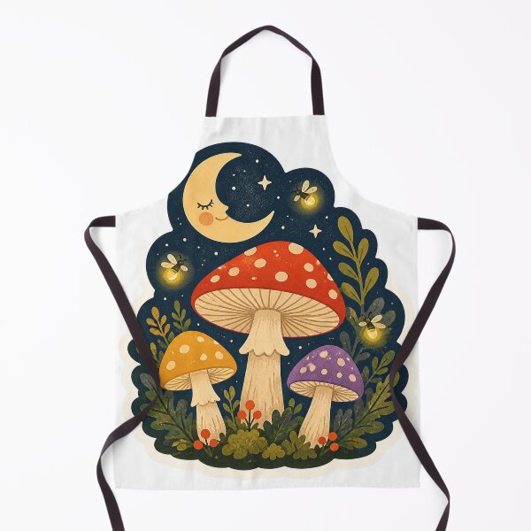 Item preview, Moonlit Forest Mushrooms designed and sold by LuckyStore4.