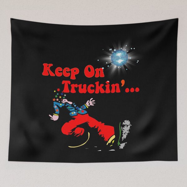 Item preview, keep on Truckin - cmyk w Stars and Disco Ball x 300 designed and sold by Military Insignia Products.