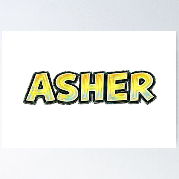 Item preview, ASHER – Hand Drawn Childlike Typography designed and sold by Mac Sketches.