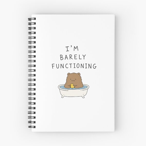 Item preview, Barely Functioning Funny Bear designed and sold by MonkiFlipp.