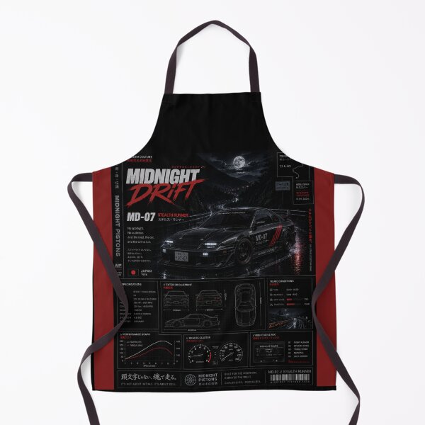 Item preview, MD-07 Stealth Runner | JDM Touge Night Drift Car Wall Art designed and sold by MidnightPistons.
