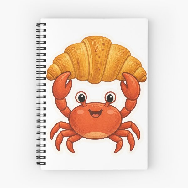 Item preview, Croissant Carrying Crab designed and sold by LuckyStore4.
