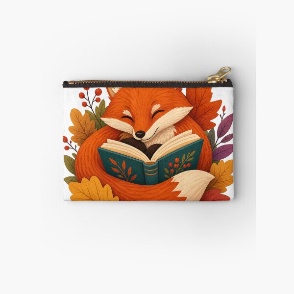 Item preview, Cozy Autumn Reading Fox designed and sold by LuckyStore4.