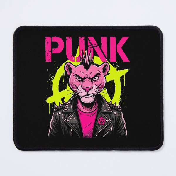 Item preview, Punk Rock Panther Retro Anarchy Parody designed and sold by AdyKurniawan.