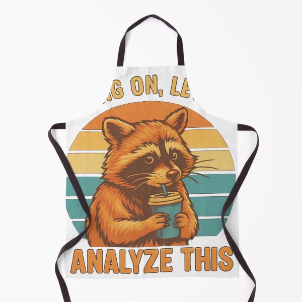 Item preview, Funny Overthinking Raccoon Hang On Let Me Analyze designed and sold by atreyoshop.