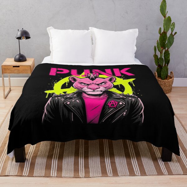 Item preview, Punk Rock Panther Retro Anarchy Parody designed and sold by AdyKurniawan.