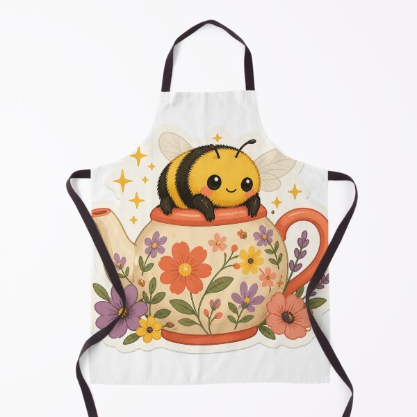 Item preview, Bumblebee Floral Teapot designed and sold by LuckyStore4.