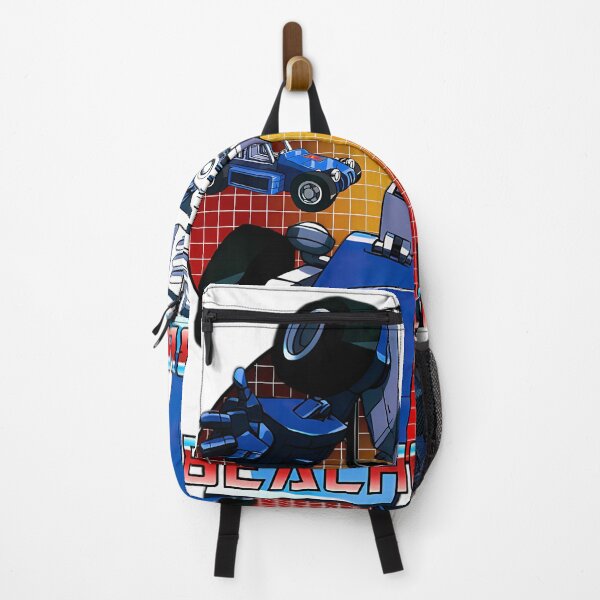 Item preview, Blue Dune Buggy Cybernetic Robot Standing Frontal designed and sold by LABIBK.