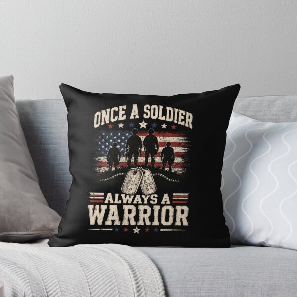 Item preview, Once A Soldier Always A Warrior Veteran Flag designed and sold by markymaarty.