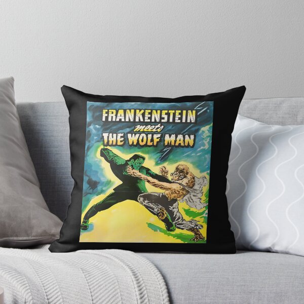 Item preview, Green Monster Fighting Werewolf In Graveyard Action Scene designed and sold by LABIBK.