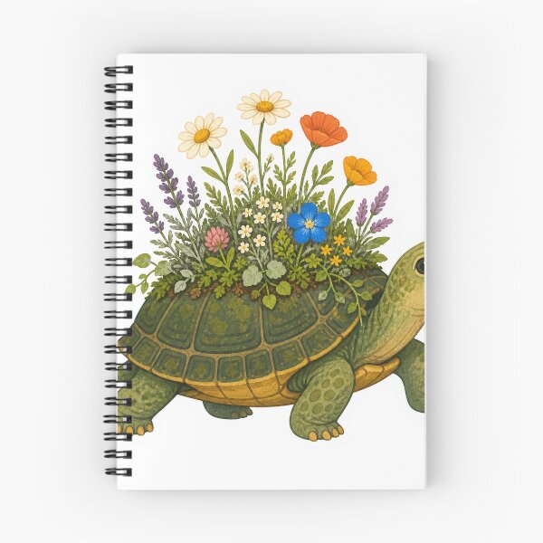 Item preview, Wildflower Garden Turtle designed and sold by LuckyStore4.