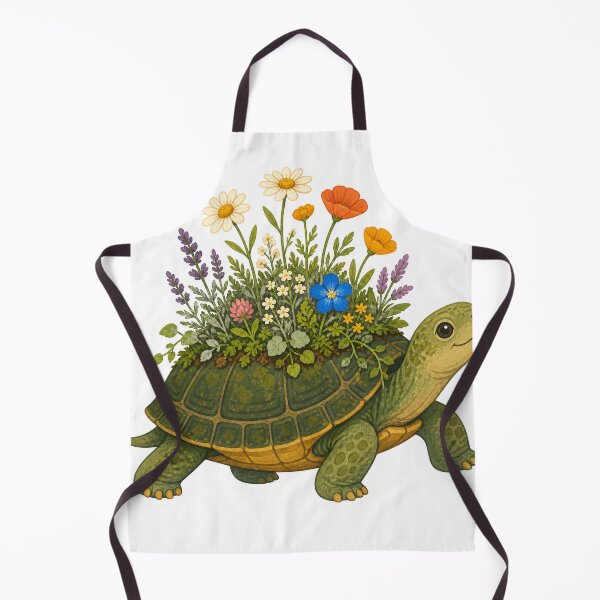 Item preview, Wildflower Garden Turtle designed and sold by LuckyStore4.