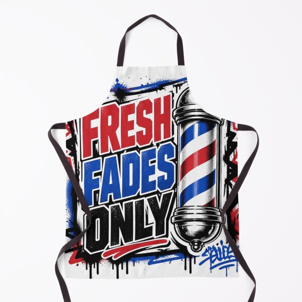 Item preview, Fresh Fades Only Graffiti Barber Pole Streetwear Art designed and sold by Barber MD Culture.