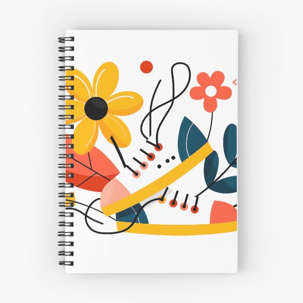 Item preview, sneakers with leaves and flowers designed and sold by TanyaLovus.