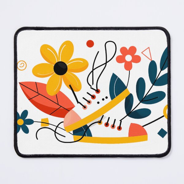 Item preview, sneakers with leaves and flowers designed and sold by TanyaLovus.