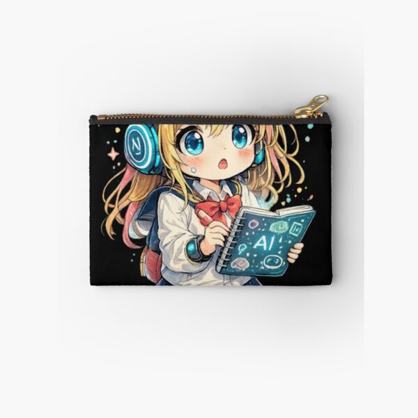 Item preview, Future Ai Anime Girl Aesthetic Kawaii Tech Student designed and sold by atreyoshop.