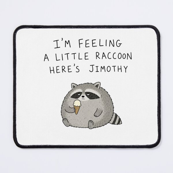 Item preview, Jimothy Raccoon Eating Ice Cream designed and sold by MonkiFlipp.