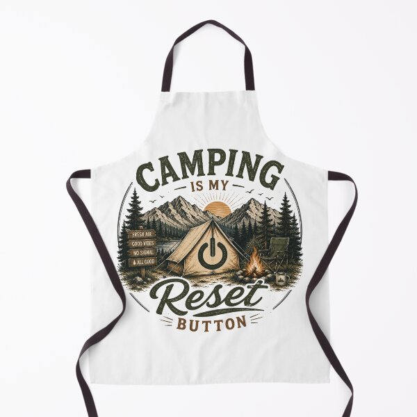 Item preview, Camping Is My Reset Button designed and sold by Side Quest Co..