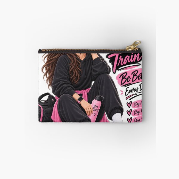 Item preview, Dream Train Be Better – Fitness Motivation Girl designed and sold by JANAWIYSTUDIO.