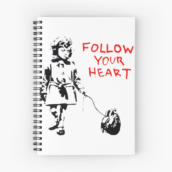 Item preview, Banksy Follow Your Heartpng ⭐⭐⭐⭐⭐ designed and sold by PotatoCutie.