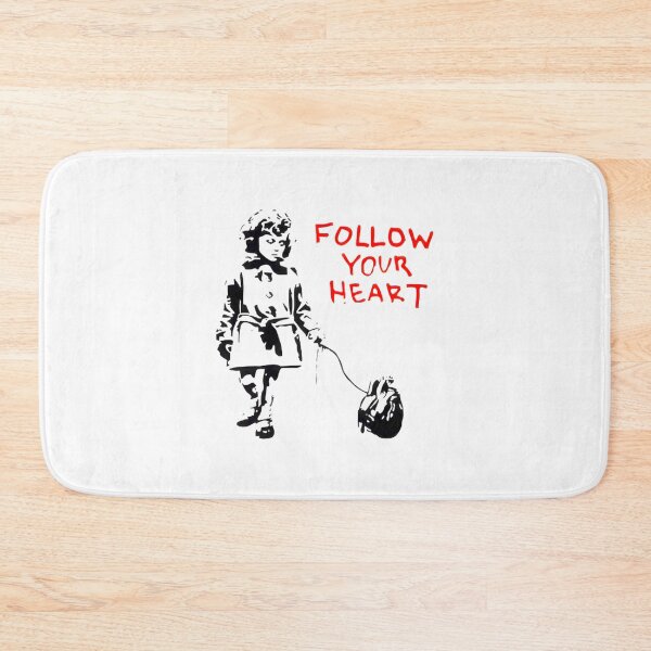 Item preview, Banksy Follow Your Heartpng ⭐⭐⭐⭐⭐ designed and sold by PotatoCutie.