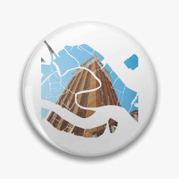 Item preview, Venice Map St Marks Campanile Bell Tower Architecture Silhouette designed and sold by Maroan93.