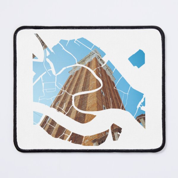 Item preview, Venice Map St Marks Campanile Bell Tower Architecture Silhouette designed and sold by Maroan93.