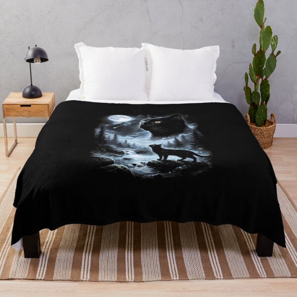 Item preview, Black Cat Howling at Moon 90's Retro designed and sold by thesameperson45.