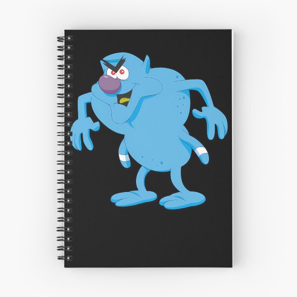 Item preview, Blue Muscular Cartoon Villain Character Standing designed and sold by LABIBK.