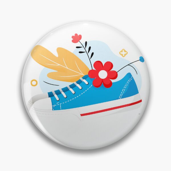 Item preview, sneakers with leaves and flowers designed and sold by TanyaLovus.