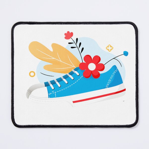 Item preview, sneakers with leaves and flowers designed and sold by TanyaLovus.
