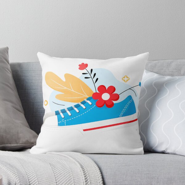Item preview, sneakers with leaves and flowers designed and sold by TanyaLovus.