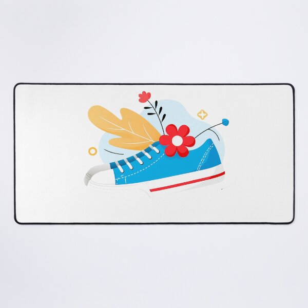 Item preview, sneakers with leaves and flowers designed and sold by TanyaLovus.